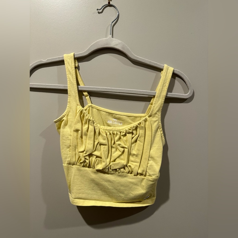 Hollister Yellow Crop Top